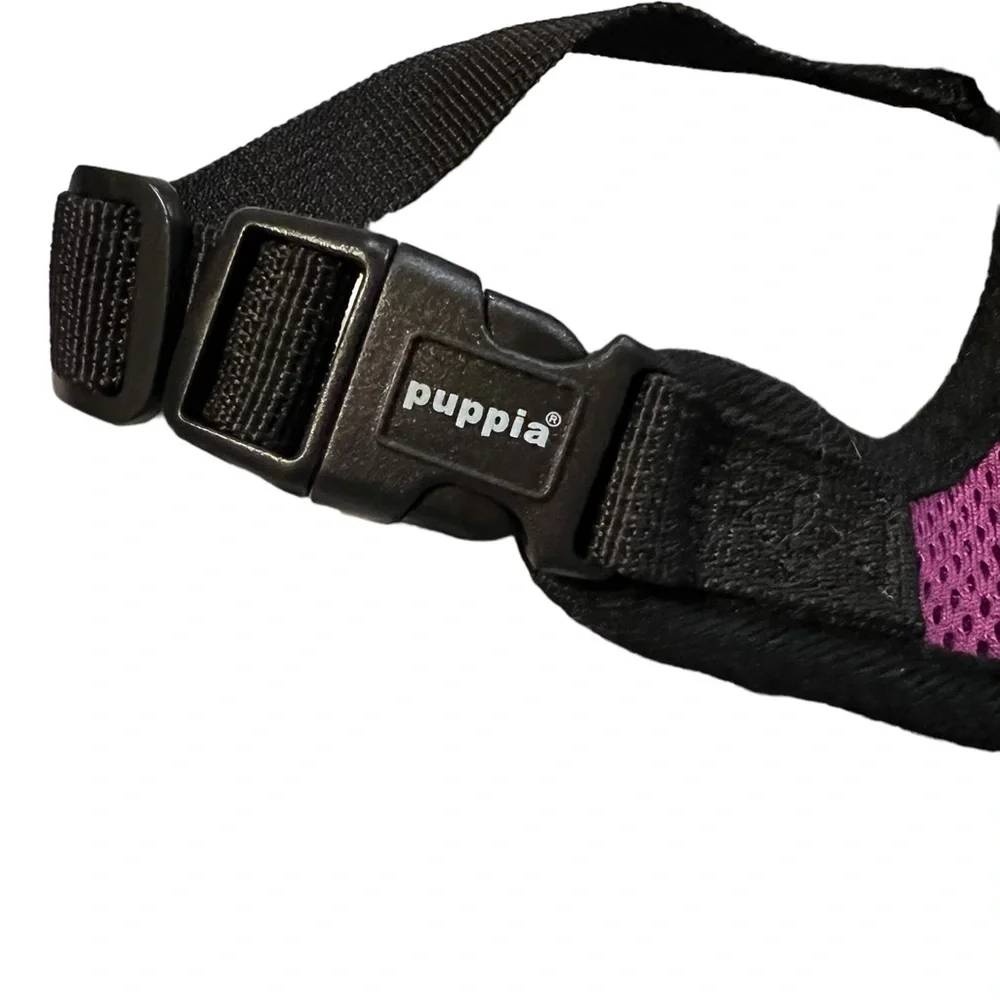 🌟NWT🌟 PUPPIA Soft Dog Harness in Purple and Black